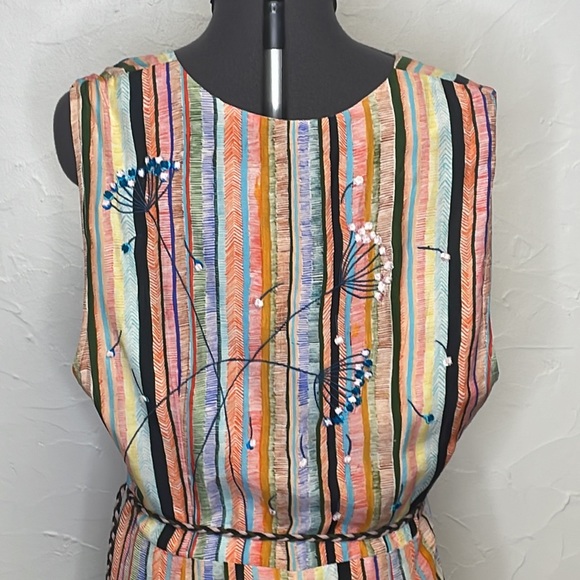 Anthropologie 5X Ajit Kumar Painterly Maxi Dress - Picture 9 of 12